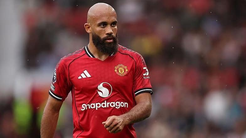 Manchester United forward Bryan Mbuemo
